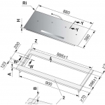 V-Zug Cooktop V4000 I904 88厘米 嵌入式四頭電磁爐